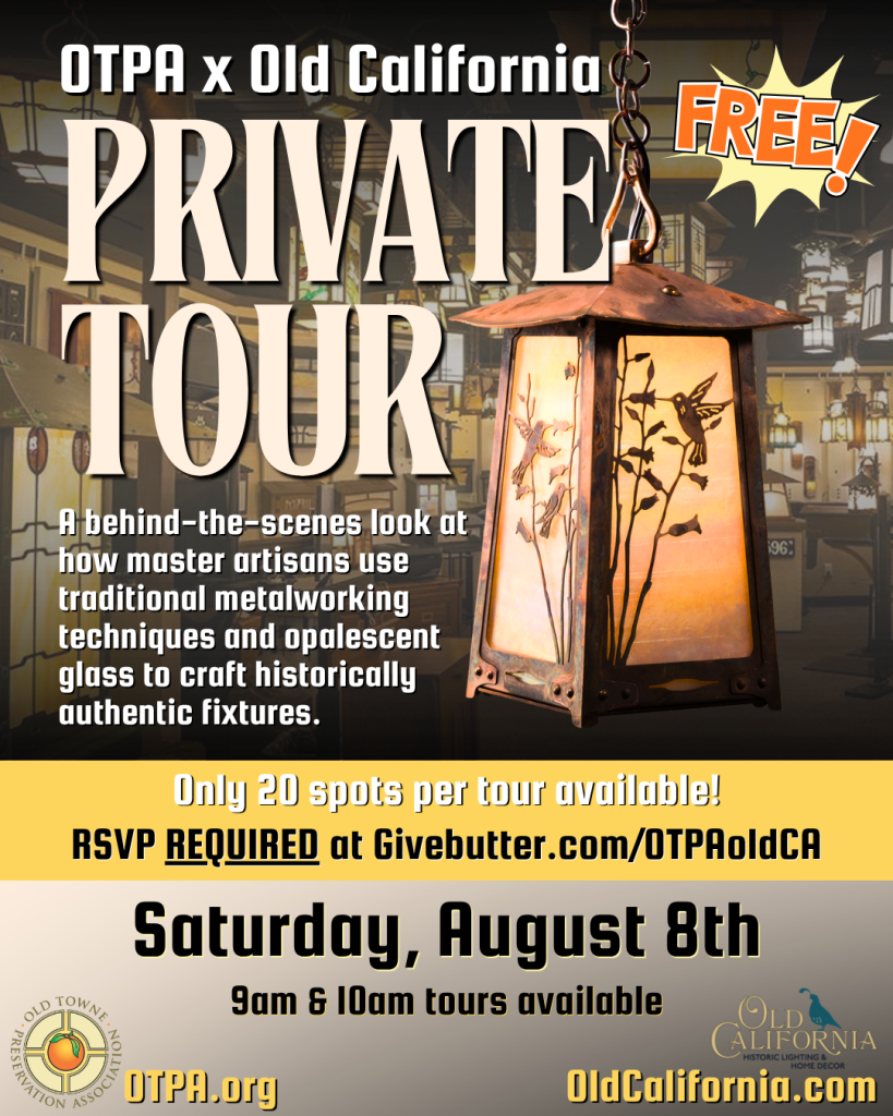 OTPA Old CA tour Aug 2026