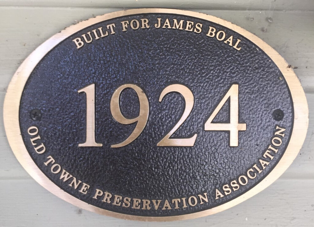 OTPA Historic Plaque Example