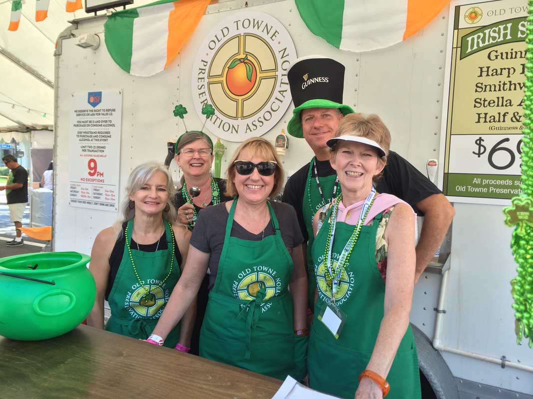 OTPA Orange International Street Fair booth